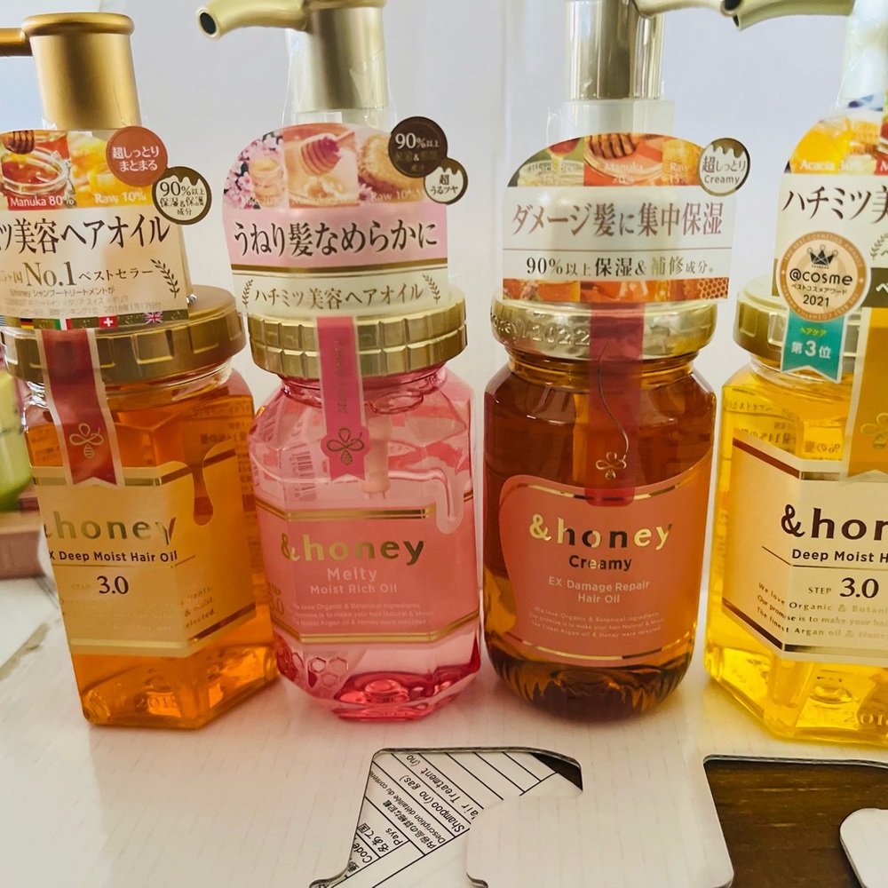 &honey Hair treatment and shampoo plus hair oil